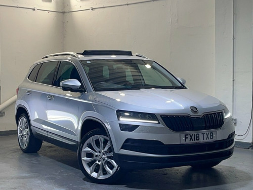 Skoda Karoq  1.5 EDITION TSI DSG 5d 148 BHP Black Leather. One 