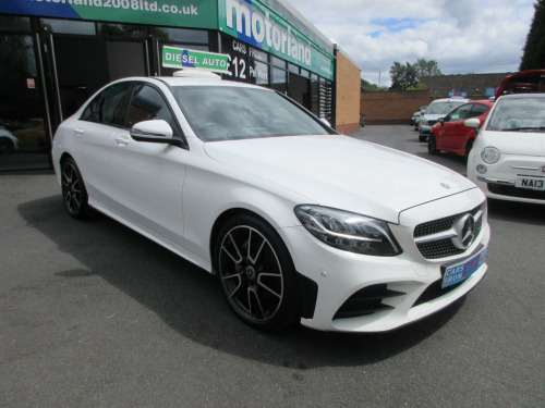 Mercedes-Benz C-Class  2.0 C 220 D AMG LINE 4d 192 BHP **FULL RED LEATHER