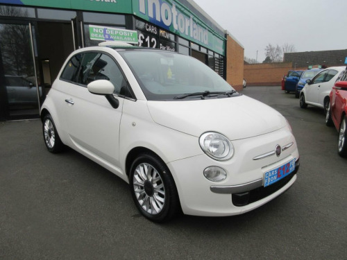 Fiat 500  1.2 LOUNGE 3d 69 BHP **BUY NOW PAY LATER !!.....PA