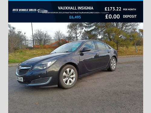 Vauxhall Insignia  1.6 SE CDTI ECOFLEX 2015,?0 Road Tax,?0 Road Tax,B