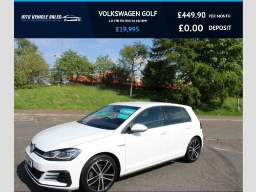 Volkswagen Golf  2.0 GTD TDI DSG 2019,Diamond Cut Alloys,Sat Nav,DA