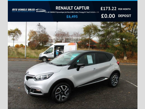 Renault Captur  1.5 dCi ENERGY Dynamique,Sat Nav,DAB,Cruise,76mpg,