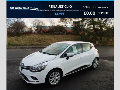 Renault Clio  1.5 dCi Dynamique Nav 2018,Sat Nav,Bluetooth,DAB,C