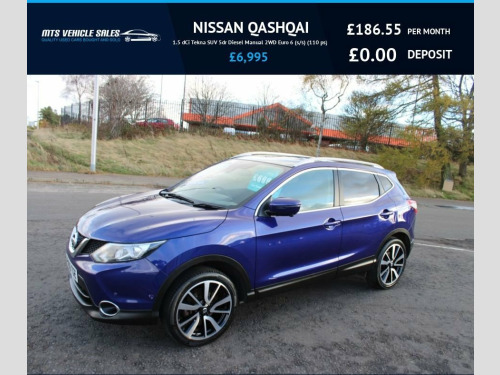 Nissan Qashqai  1.5 dCi Tekna,2016,Leather,19*Alloys,Sat Nav,Glass