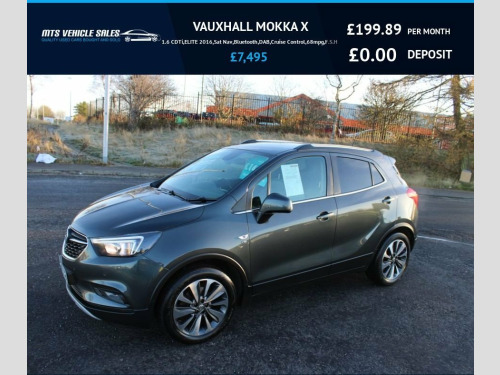 Vauxhall Mokka X  1.6 CDTi,ELITE 2016,Leather,Sat Nav,Bluetooth,DAB,