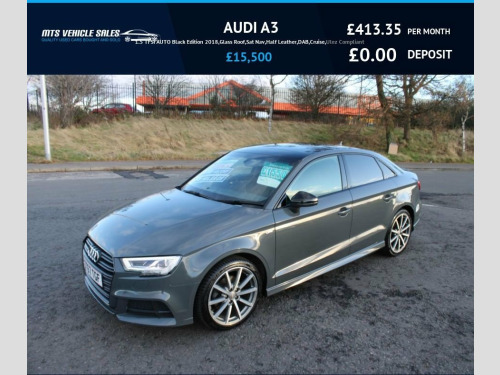 Audi A3  1.5 TFSI AUTO Black Edition 2018,Glass Roof,Sat Na