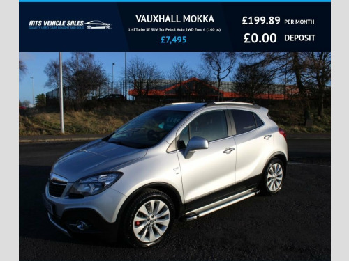 Vauxhall Mokka  1.4i Turbo SE SUV 5dr Petrol Auto 2WD Euro 6 (140 