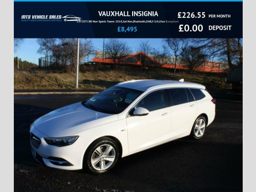 Vauxhall Insignia  2.0 CDTi SRi Nav Sports Tourer 2018,Sat Nav,Blueto