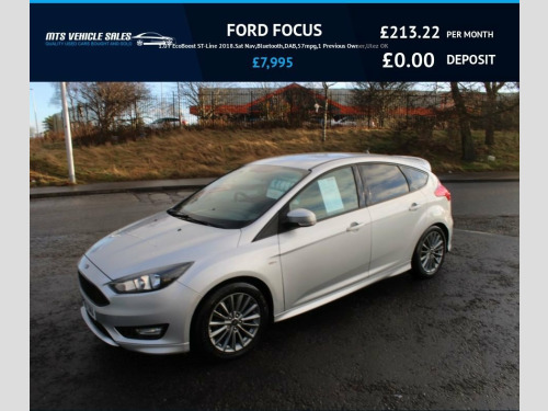 Ford Focus  1.0T EcoBoost ST-Line Hatchback 5dr Petrol Manual 