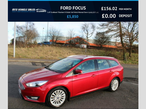 Ford Focus  1.0T EcoBoost Titanium X Estate 2015,Half Leather,