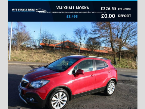 Vauxhall Mokka  1.4i Turbo SE AUTO 2016 Only 38,000mls,Leather,Blu