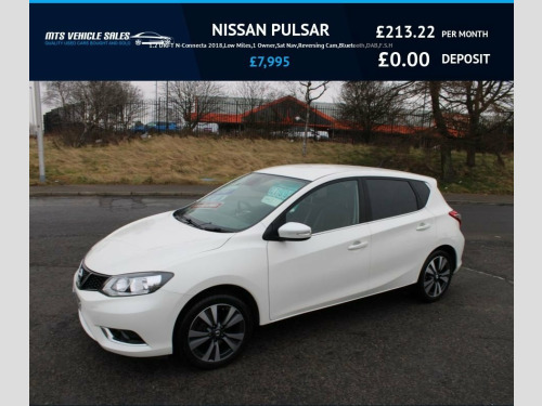 Nissan Pulsar  1.2 DIG-T N-Connecta 2018,Low Miles,1 Owner,Sat Na