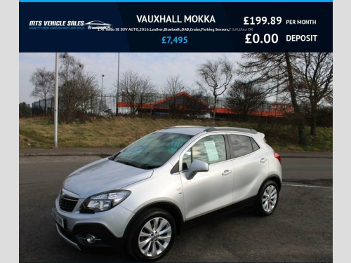 Vauxhall Mokka  1.4i Turbo SE SUV AUTO,2016.Leather,Bluetooth,DAB,