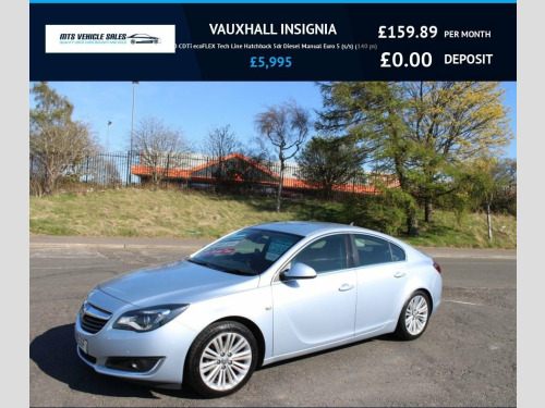 Vauxhall Insignia  2.0 CDTi, 2018 Tech-Line,Sat Nav,Bluetooth,DAB,76m 