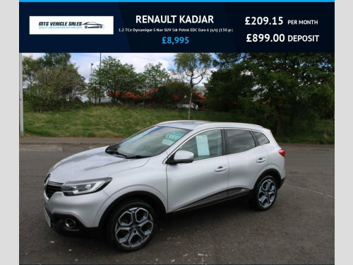 Renault Kadjar  1.2 TCe Dynamique Nav AUTO 2018,Sat Nav,Bluetooth,