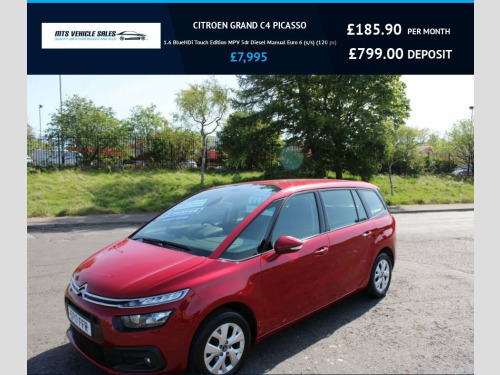 Citroen Grand C4 Picasso  1.6 BlueHDi Touch Edition MPV 5dr Diesel Manual Eu