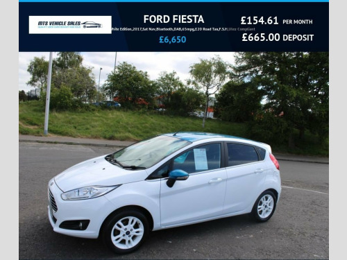 Ford Fiesta  1.0T Zetec White Edition,2017,Sat Nav,Bluetooth,DA