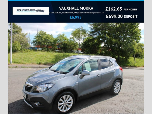 Vauxhall Mokka  1.7 CDTi SE AUTO,2014,Low Miles,Bluetooth,DAB,Crui