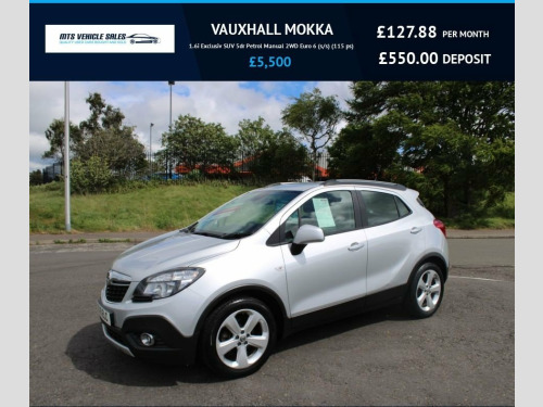 Vauxhall Mokka  1.6i Exclusiv 2015,Bluetooth,DAB,Cruise,Parking Se