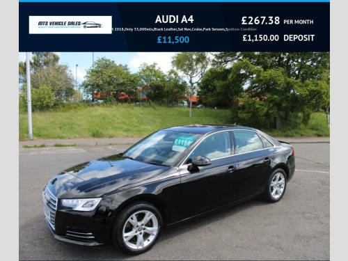 Audi A4  1.4 TFSI Sport 2018,Only 33,000mls,Black Leather,S