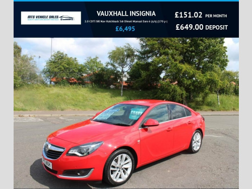 Vauxhall Insignia  2.0 CDTi SRi Nav 2016?35 Tax,64mpg,Bluetooth,DAB,C