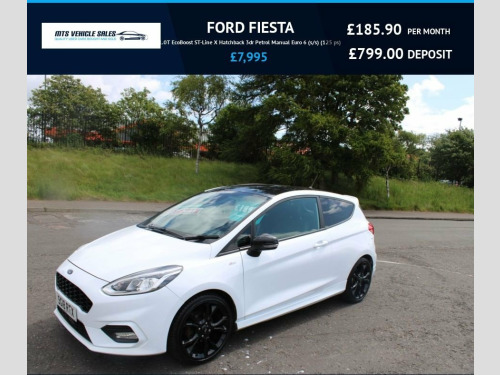 Ford Fiesta  1.0T ST-LINE X 2018,Sat Nav,Half Leather,DAB,Cruis