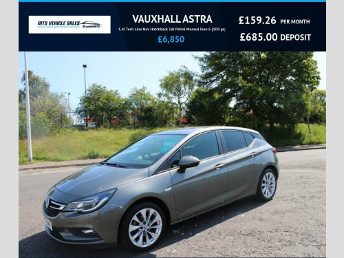 Vauxhall Astra  1.4i Tech Line 2018,Sat Nav,Bluetooth,DAB,Cruise C