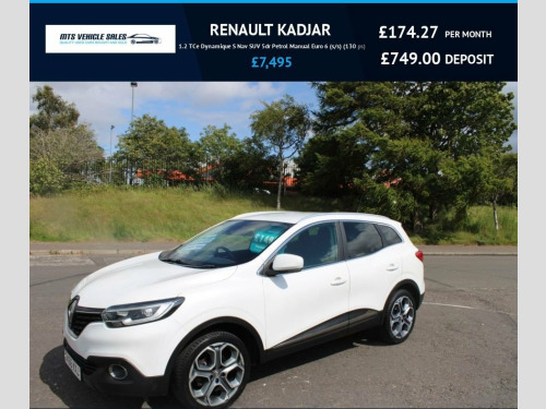 Renault Kadjar  1.2 TCe Dynamique 2016,Sat Nav,Bluetooth,DAB,Cruis
