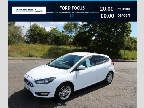 Ford Focus  1.0T Zetec Edition,2017,Sat Nav,Bluetooth,DAB,Crui