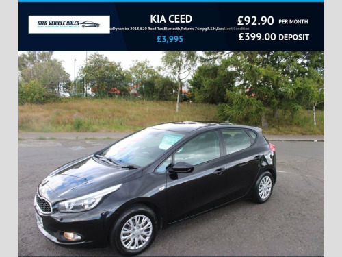 Kia ceed  1.6 CRDi EcoDynamics 2013,?20 Road Tax,Bluetooth,R
