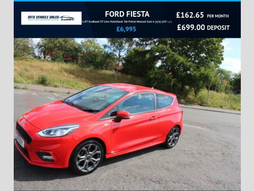 Ford Fiesta  1.0T ST-LINE 2018,Bluetooth,DAB,Air Con,Cruise Con