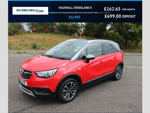 Vauxhall Crossland X  1.2 Elite X 2019,Diamond Cut Alloys,Bluetooth,DAB,