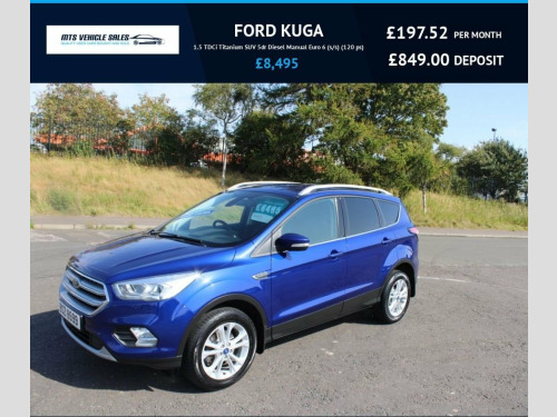 Ford Kuga  1.5 TDCi Titanium 2018,Sat Nav,Bluetooth,DAB,Cruis