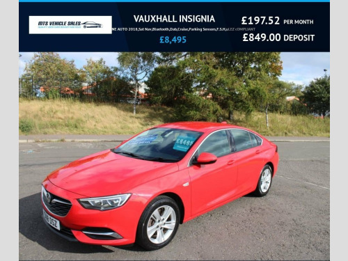 Vauxhall Insignia  1.6 TECH LINE AUTO 2018,Sat Nav,Bluetooth,Dab,Crui