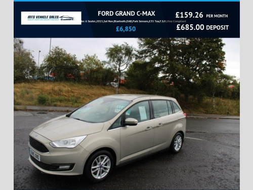 Ford Grand C-MAX  1.5 TDCi Zetec 7 Seater,2015,Sat Nav,Bluetooth,DAB