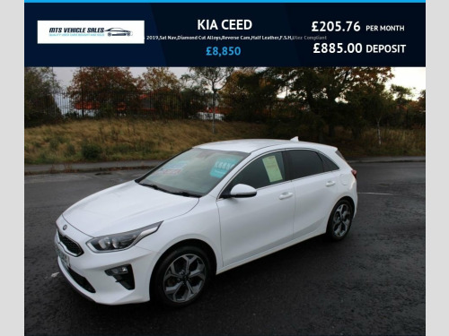 Kia ceed  1.6 CRDi 3 2019,Sat Nav,Diamond Cut Alloys,Reverse