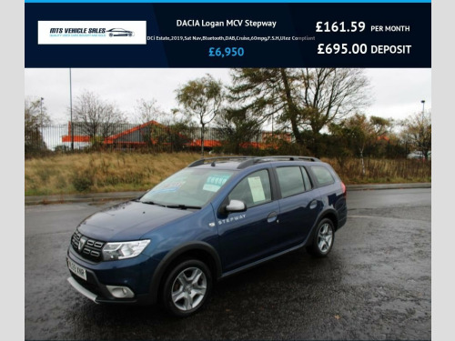 Dacia Logan MCV Stepway  1.5 DCi Estate,2019,Sat Nav,Bluetooth,DAB,Cruise,6