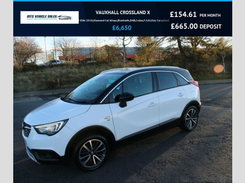 Vauxhall Crossland X  1.2 Elite 2018,Diamond Cut Alloys,Bluetooth,DAB,Cr 