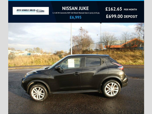 Nissan Juke  1.5 dCi N-Connecta SUV 5dr Diesel Manual Euro 6 (s 