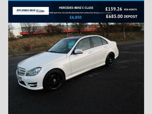 Mercedes-Benz C-Class C220 2.1 C220 CDI AMG Sport Plus 2013,Sat Nav,Bluetooth 
