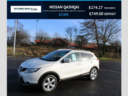 Nissan Qashqai  1.5 dCi N-Connecta SUV 5dr Diesel Manual 2WD Euro  