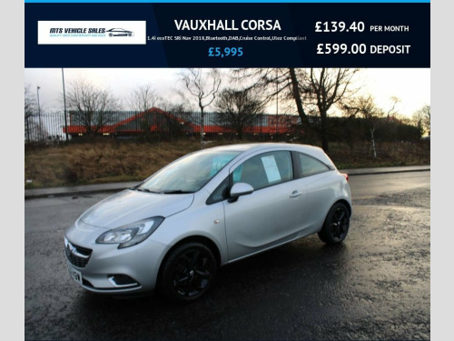 Vauxhall Corsa  1.4i ecoTEC SRi Nav 2018,Bluetooth,DAB,Cruise Cont 