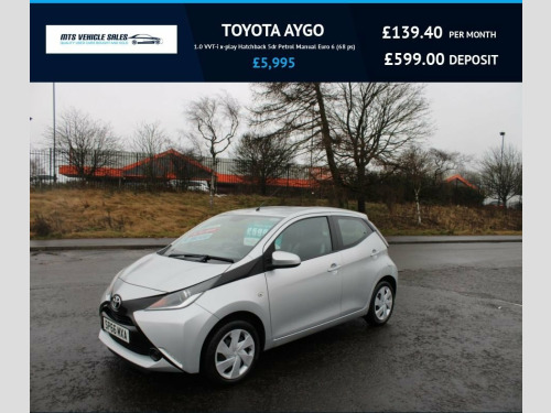 Toyota AYGO  1.0 VVT-i x-play 2016,?20 Tax,68mpg,Bluetooth,DAB, 