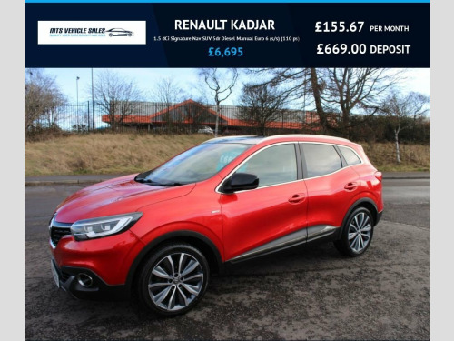 Renault Kadjar  1.5 dCi Signature 2016,Sat Nav,19*Alloys,DAB,Glass 