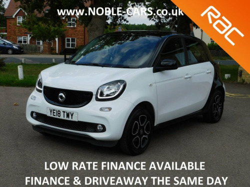 Smart forfour  1.0 Prime (Premium Plus) Hatchback 5dr Petrol Twin
