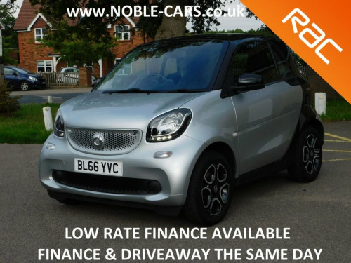 Smart fortwo  1.0 Prime (Premium) Coupe 2dr Petrol Twinamic Euro
