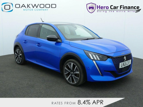 Peugeot 208  50kWh GT Premium Hatchback 5dr Electric Auto (136 