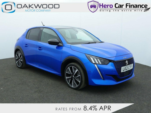 Peugeot 208  50kWh GT Premium Hatchback 5dr Electric Auto (136 