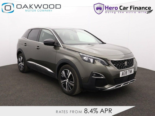 Peugeot 3008 Crossover  1.6 BlueHDi GT Line SUV 5dr Diesel Manual Euro 6 (