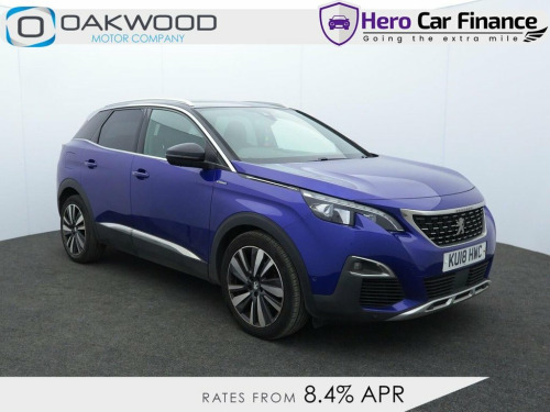 Peugeot 3008 Crossover  1.6 THP GT Line Premium SUV 5dr Petrol EAT Euro 6 